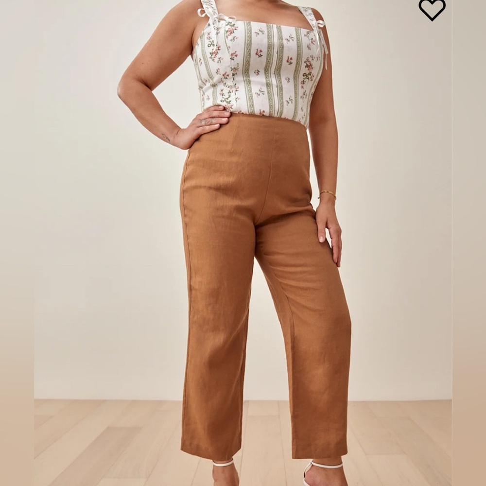 Reformation linen “Justin” pants - Picture 3 of 4